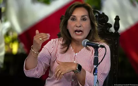 Dina Boluarte, presidenta de Per�.