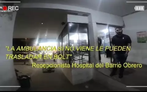 Ministerio P�blico abre investigaci�n tras negligencia en el Hospital de Barrio Obrero