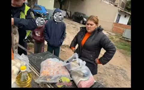 Una mujer fue detenida presumiblemente por obligar a sus hijos a robar