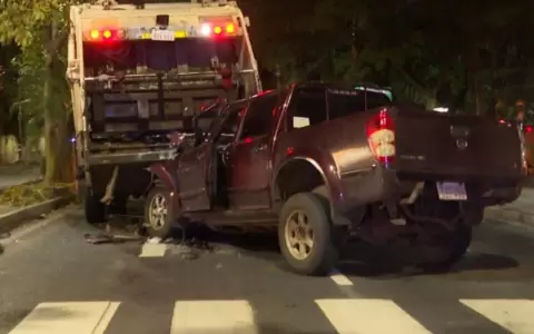 Accidente fatal sobre la Av. Mariscal L�pez: hombre choca contra cami�n recolector de basura