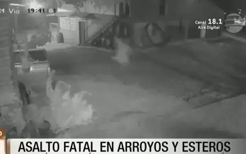 Arroyos y Esteros: matan a balazos a un hombre tras asaltar dep�sito de materiales