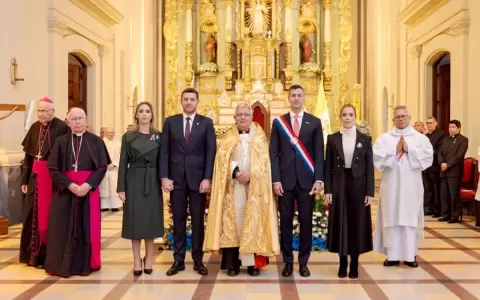 Tedeum: piden cuidar fondos de Itaip� y leen emotiva carta del Papa Francisco