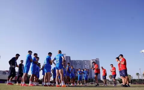 Albirroja: Daniel Garnero ensaya un equipo con l�nea de tres