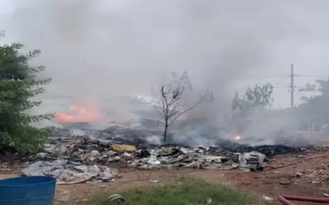 Reportan incendio voraz en Tablada Nueva que afect� visibilidad en la Costanera de Asunci�n