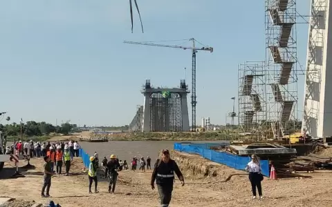 Puente de la Bioce�nica contin�a erigi�ndose en el Chaco paraguayo