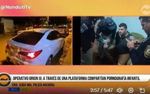 Operativo Ori�n III: allanamientos en Asunci�n y Capiat� para desbaratar red de pornograf�a infantil