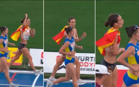 Habl� la atleta que qued� fuera del podio por celebrar antes de tiempo