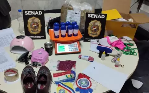 Detectan coca�na camuflada en desodorantes en el Silvio Pettirossi