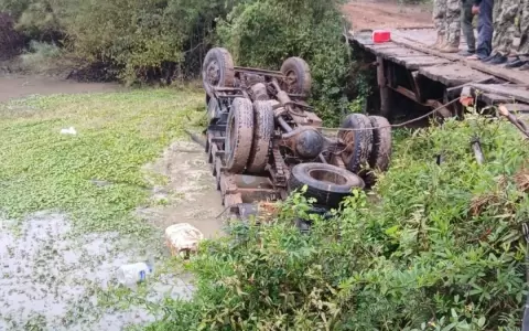 Accidente fatal: militares caen de precario puente en Lagerenza