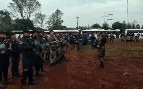 Megaoperativo de desalojo a 150 familias en distrito Tom�s Romero Pereira