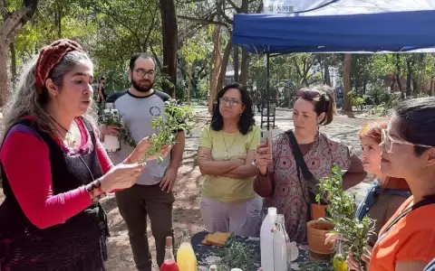 Ofrecen talleres gratuitos sobre carrulim y cer�mica en la Plaza Italia