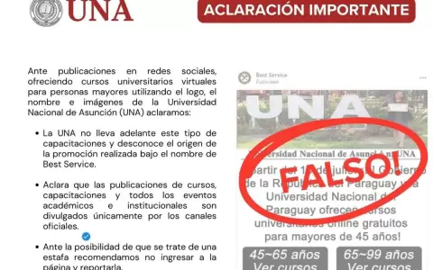 Estafadores ahora utilizan falsas ofertas acad�micas de la UNA