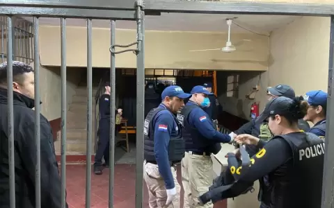 Allanamiento en c�rcel de San Pedro: este a�o, G. 1.500 millones recaudaron los estafadores