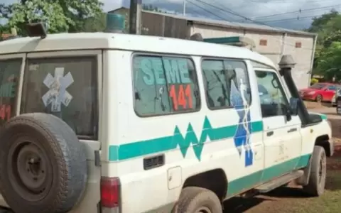 Chofer de ambulancia fue detenido por supuesta tenencia de coca�na en Caazap�