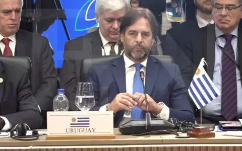 Lacalle Pou asumi� la presidencia del Mercosur y volvi� a pedir elecciones libres y transparentes en Venezuela