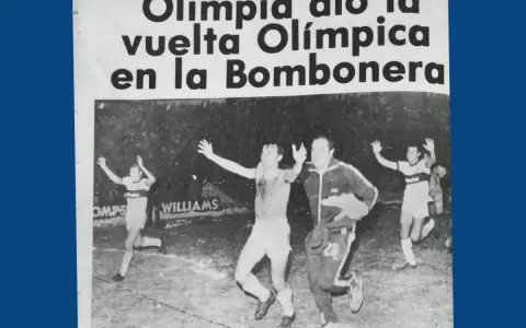A 45 a�os de la primera Libertadores, Olimpia conquistaba la Bombonera