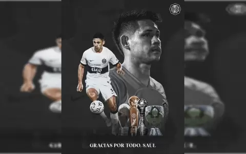Olimpia se despidi� de Sa�l Salcedo
