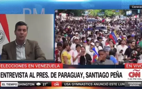Ante la CNN, Pe�a reafirma postura neutral de Paraguay sobre Venezuela