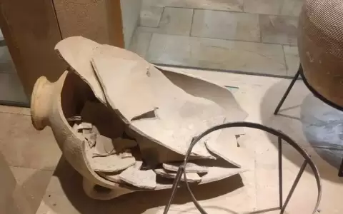 Ni�o de 4 a�os destruye jarra de 3.500 a�os en museo israel�
