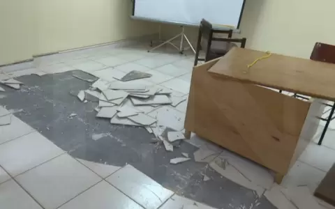 Reportan principio de desmoronamiento en el Hospital de Cl�nicas