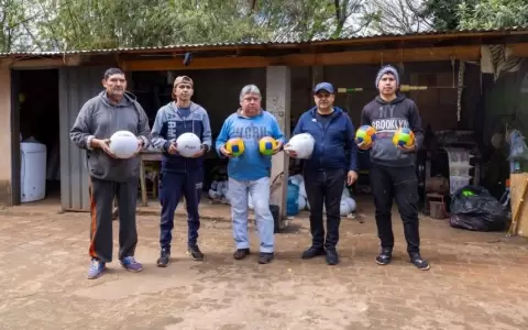 Artesanos de Quiindy proveer�n 1.000 pelotas para festejar el d�a del ni�o