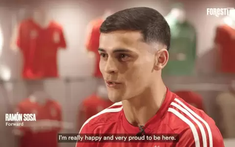 Las primeras palabras de Ram�n Sosa como jugador del Nottingham