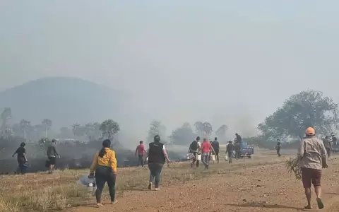 Desesperante situaci�n en Alto Paraguay, claman auxilio ante incendios