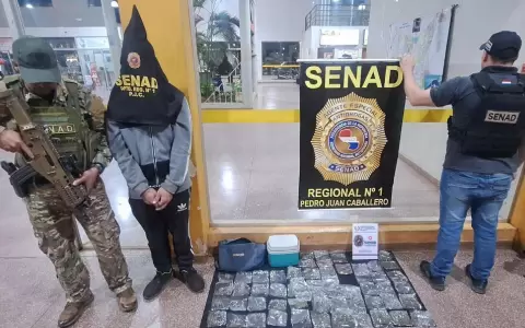 Terminal de PJC: detienen a pasajero que viajaba con droga en su equipaje