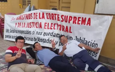 Jubilados de la Caja Municipal inician huelga de hambre contra la suspensi�n de elecciones