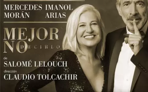 A mam� le dieron 2 a�os presenta "Mejor no decirlo"