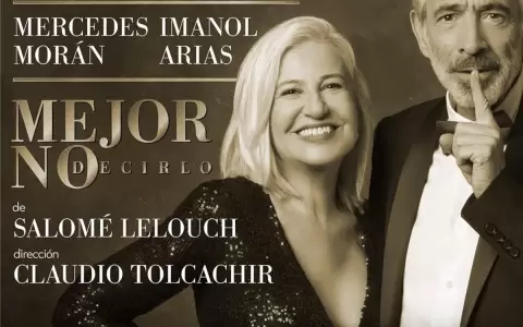 Imanol Arias y Mercedes Mor�n estar�n en Asunci�n con la obra "Mejor no decirlo"