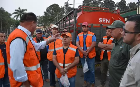 �Y Jeroja II�: enviaron 395.000 litros de agua a Filadelfia, Puerto Pinasco y Villa Hayes