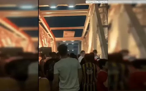 Inadaptados armaron fiesta y derramaron cerveza desde el Puente de �anduti