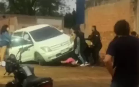 Gresca termin� con arrollamiento en Ciudad del Este