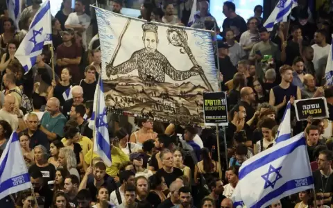 Manifestantes toman Tel Aviv pidiendo una tregua en Gaza