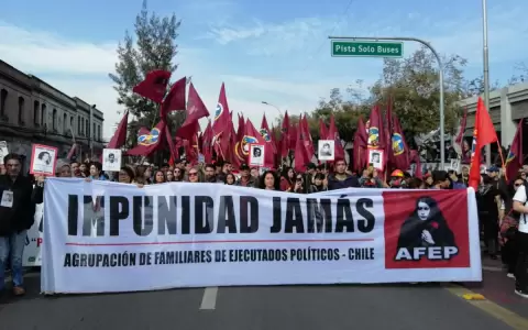 Chile: marchan por v�ctimas de dictadura de Augusto Pinochet