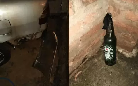 Bomba molotov desata incendio intencional de un veh�culo en Encarnaci�n