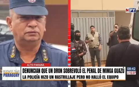 Investigan supuesto sobrevuelo de un dron sobre el Penal de Minga Guaz�