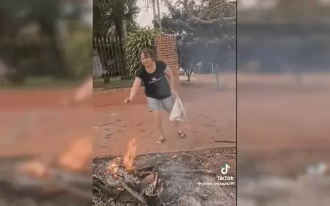 A pesar de que el pa�s respira humo, algunos siguen quemando basuras
