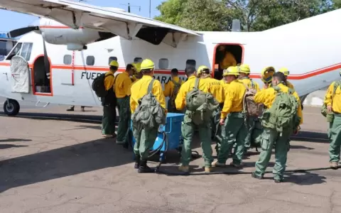 Operaci�n Tata �embogue: bomberos forestales regresan a la zona del cerro Chovoreca