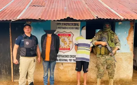Operativo en Yby Ya� termina con la detenci�n de tres presuntos miembros del PCC