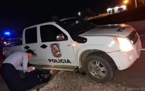 Detuvieron a un polic�a que habr�a participado en el asalto al cami�n de mercader�as en Caacup�