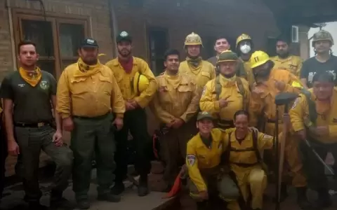 �H�roes! Bomberos dan por concluidas sus tareas en zonas afectadas por incendios