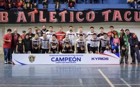 �Atl�tico Tacumb� conquista la Copa de Oro en su primer intento!