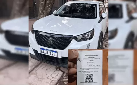 Robaron veh�culo del estacionamiento de conocido shopping
