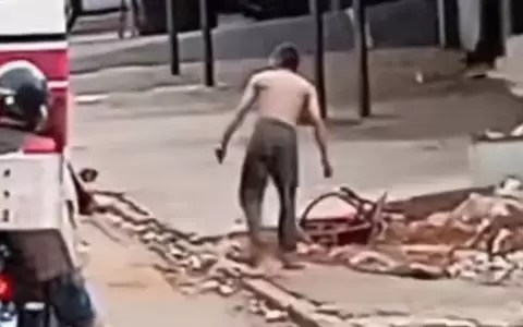 Presunto adicto arroj� piedras a un bus e hiri� a una pasajera