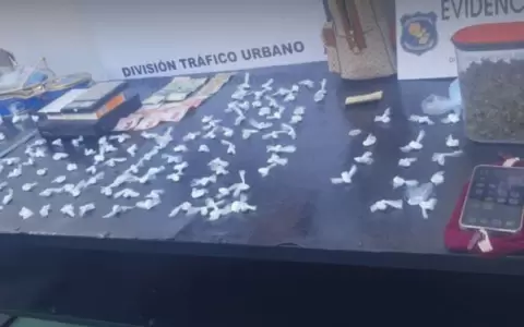 Detienen a una mujer e incautan varias dosis de coca�na y marihuana en San Lorenzo