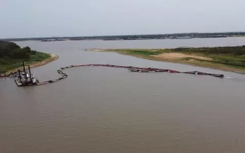 Essap intensifica trabajos de profundizaci�n y dragado ante la cr�tica bajante del r�o Paraguay