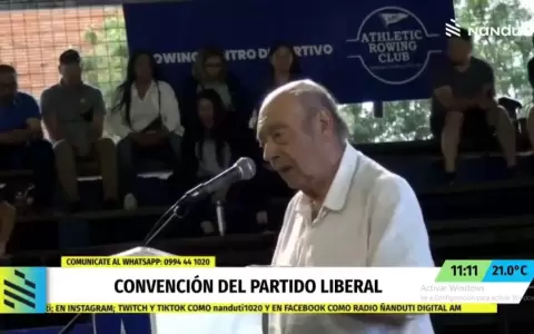 Convenci�n Liberal: Alfredo Jaeggli dijo que adelantar elecciones partidarias �es una violaci�n�