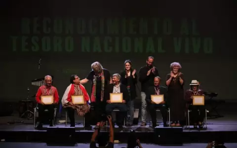 Arpistas paraguayos reciben distinci�n como Tesoros Vivos de la Naci�n